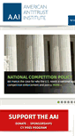 Mobile Screenshot of antitrustinstitute.org